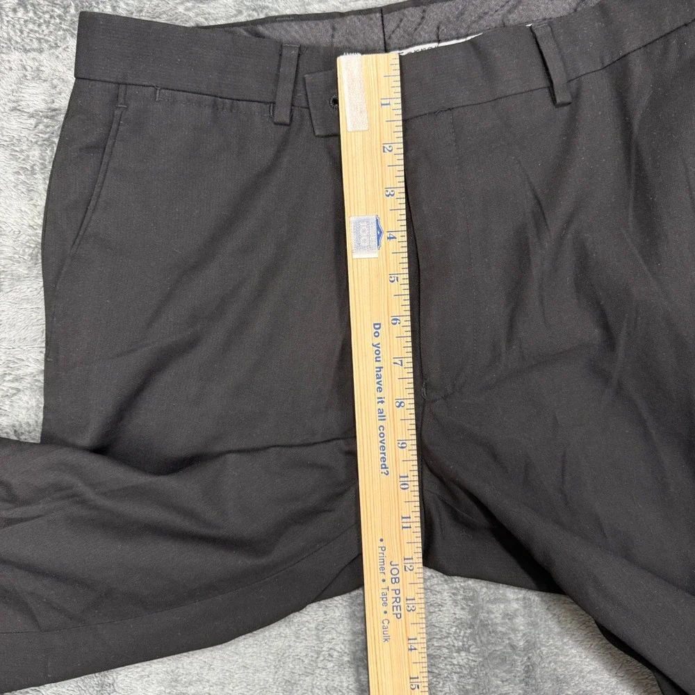 J. Ferrar Dress‎ Pants Men 32x30 Black Modern Fit Trousers SS6-3604